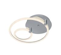 Plafon led metal color cromo serie alya 44cm