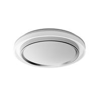 Plafón led meyer fabrilamp en blanco y plata con 60w, 5400 lúmenes,