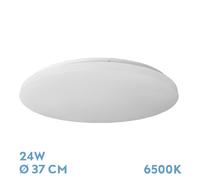 plafon led modelo tadeo blanco luz fria 24 w