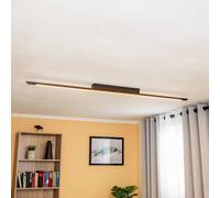 Plafón LED Niara de Quitani, anodizado negro