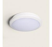 LEDKIA LIGHTING Plafón LED para Exterior 19-28W CCT Seleccionable Regulable Ø300 mm SwitchDimm Seleccionable (Cálido-Neutro)