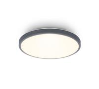 Plafón LED Plafón 12W Blanco Cálido 3000K Pasillo 24cm Metal Antracita