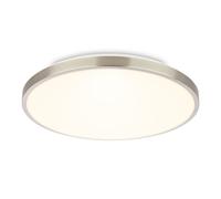 Plafón LED Plafón 2400lm Cubierta Decorativa Blanco Cálido Pasillo Níquel...