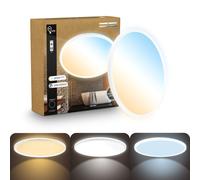 Plafón LED Plafón Panel Regulable Mando a Distancia 3000lm CCT 42cm Blanco