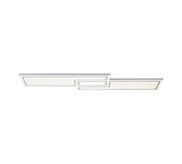 Plafón led rectangular blanco edging 3800 lm color de la luz de cálida a fría cct (2700k-6000k) ip20
