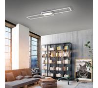 Plafón led rectangular gris asmin cct 2700k-5000k 6060 lm ip20