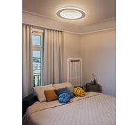 Plafón led redondo blanco 4000 lm blanco cálido ø68.5 cm ip20