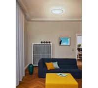 Plafón led redondo blanco espiral loop 2400 lm blanco cálido ø50.5 cm ip20