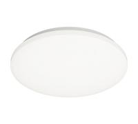 Plafón LED redondo Izso (24 W, Ø x Al: 34,7 x 6 cm, Blanco, Blanco cálido)