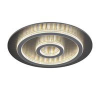 Plafón LED redondo Jayden (40 W, Ø x Al: 45 x 5,5 cm, Gris mate)