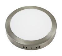 Plafon led redondo niquel 18w superficie 81.640/r/ni/dia