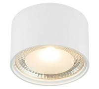 Plafón LED redondo Serena (12 W, Ø x Al: 113 mm x 8 cm, Blanco, Claro, Blanco cálido)