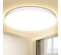 Plafon LED Techo, 24W 2000LM Lampara Techo, IP44 Plafones para Techo LED | 4000K Lampara LED Techo Candeeiro Teto Cocina Dormitorio Salon Baño Ø28cm