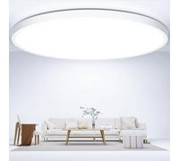 OUILA Ø40cm Lámpara de Techo, 36W 3600LM 6500K Blanco Frio Plafón Led Redondo Luz Moderna Plafón Led Techo, Para Oficina Cocina Comedor Balcón Baño