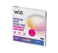 Plafón LED WiZ SuperSlim RGBW Ø42 cm blanco