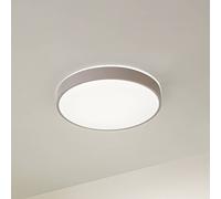 Plafón LED Zylo de Lindby, color topo, Ø 49 cm, CCT atenuable