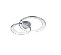 Plafón Moderna Para LED Design Cromo TR123