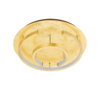 Plafón Moderna Para LED Hoja Oro D.38cm GL0554