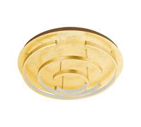 Plafón Moderna Para LED Hoja Oro D.52cm GL0553