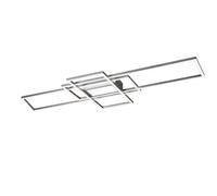 Plafón Moderno De Led Con Control Remoto Diseño Níquel TR067