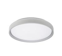 Plafon morgan 60w 3000-4200-6500k blanco/plata 7,5x50x50cm 5400lm c/r