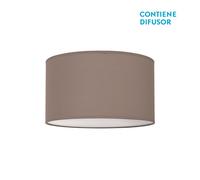 Plafon nicole marron topo 3xe27 (14x40d)