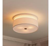 Plafón Noah de Globen Lighting, Ø 50 cm, blanco