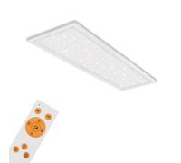 Plafón Panel LED Regulable Cielo Estrellado Ultraplano CCT 24W Blanco Metal