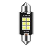 Plafón para coche, techo interior - Lámpara de lectura LED de repuesto para interior de coche, luces de tarjeta con forma de cúpula, alto brillo para la matrícula de la