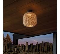 Plafón para exterior Bover Nans PF/31 LED, marrón True