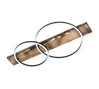 Plafón Para LED Moderna Con Viga de Madera GL0380