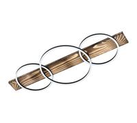 Plafón Para LED Moderna Con Viga de Madera Glo 99413 Boyal