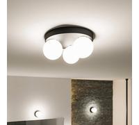 Paulmann 71069 Plafón Selection Bathroom Gove IP44 G9 230 V máx. 3x20W regulable, negro mate, satinado, luminaria de baño