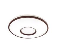 Plafon perote 36w 3000-4000-6500k blanco/marron 3528lm 7,5x39x39cm c/r