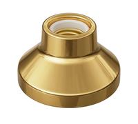 Plafón/ portalámpara ELEKTRA porcelana oro brillo 1x E27 máx. 300W