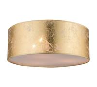 Plafón redondo Amy (40 W, Ø x Al: 40 x 17,5 cm, Oro, E14)