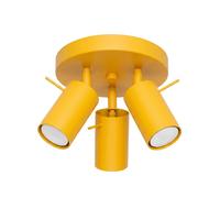 Plafón Ring 3 focos orientables Amarillo