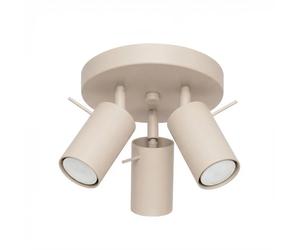 Plafón Ring 3 focos orientables Taupe
