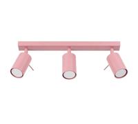 Plafón RING 3L rosa
