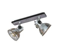 Plafón Spot Focos Vintage Rústico 2 Luces GL0511