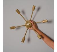 Plafon Sputnik Pequeño Latón