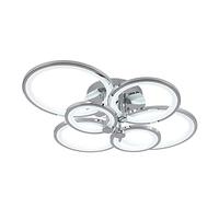 Plafon Sydney 134w 3000-4000-6500k Cromo 17x74x57 Cm 18090lm Regulable,memoria Y Cremoto marca FABRILAMP