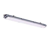 Plafón Tubos LED 2 x 18 W, Blanco Natural 4000 K Tubos incluidos, IP65, 120 cm