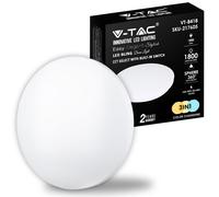 Plafoniera LED V-TAC VT-8418 18W SMD Regulable Blanco, 300mm