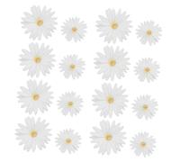PLAFOPE 1 Caja Caja de Flores Artificiales Margaritas Blancas para Decoración de Cupcakes y Pasteles Adornos para Bodas Comuniones Cumpleaños y Fiestas Temáticas de Primavera