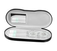 PLAFOPE 1 Juego Estuche De Gafas De Doble Capa Organizador Portatil De Gafas Estuche De Anteojos Gafas Casos Caja De Gafas Portavasos Suite Lentes De Contacto De Color Viajar Vidrio
