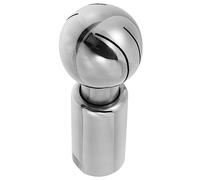 PLAFOPE 1 Pc Bola De Pulverización De Acero Inoxidable Girar Spray De Tanque Rociador Giratorio De Metal Limpieza De Tanques De 360 grados Hundido Doble Tarjeta Tanque De Aceite