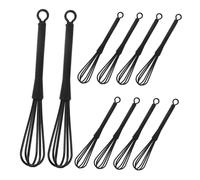 PLAFOPE 10 Mini Batidores Para De Cabello, Para Salón De Peluquería, Crema De Tinte Para El Cabello, Batidor, Herramienta Mezcladora De Cocina Para Y