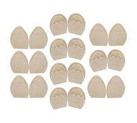 PLAFOPE 10 Pares de Almohadillas para Zapatos de Esponja Reutilizables y Suaves, Ajustadores de Calzado para Punteras, Ideales para Zapatos Deportivos Tacón