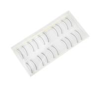 PLAFOPE 10 Pestañas Postizas Simulación para Práctica Extensión Duraderas y Flexibles Rizadas Ajustables para Maniquí para Formación Salones de